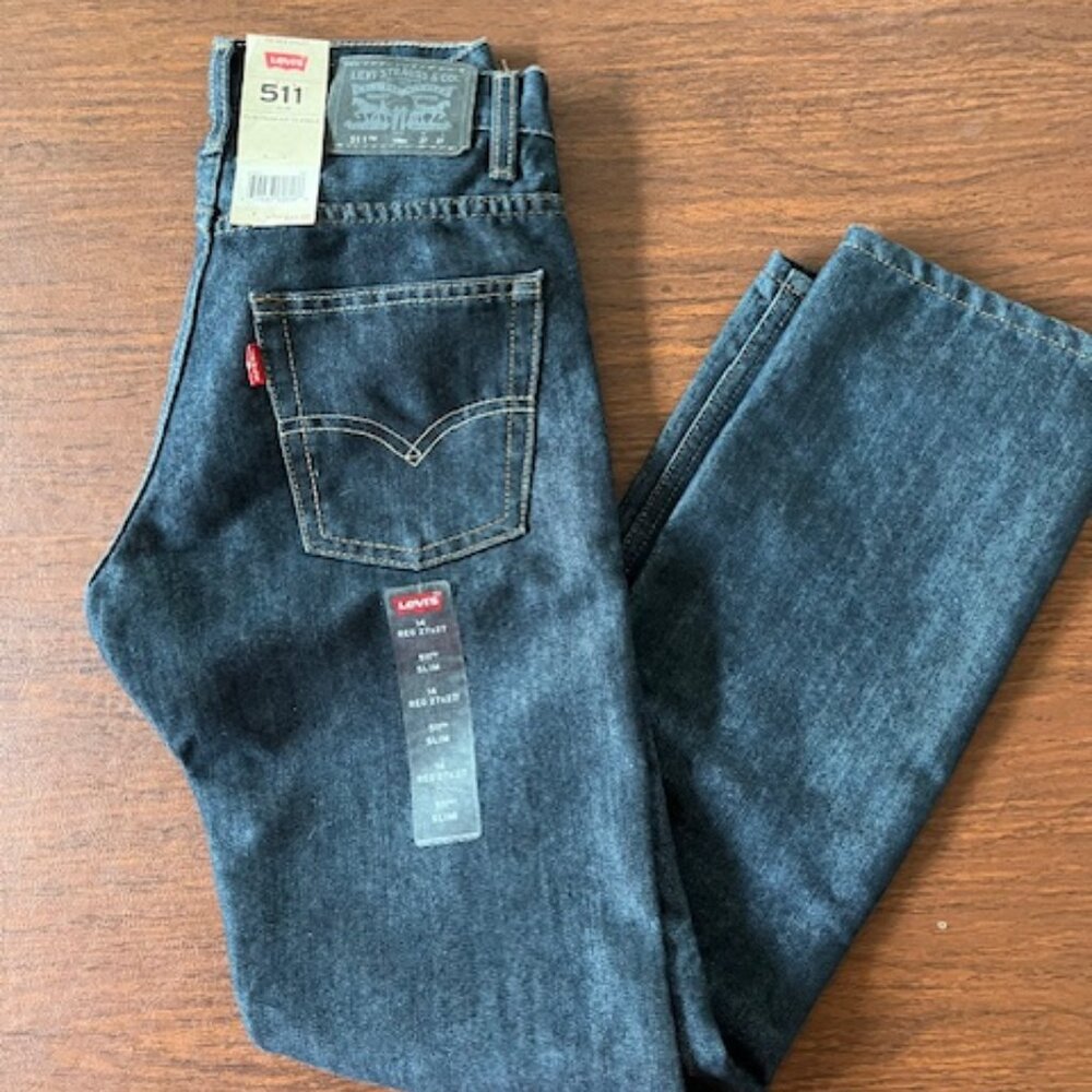Levi's 511 - Slim - Blue Jeans - Boys size 14  Reg - 27W x 27L